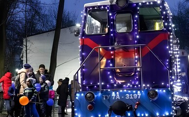 У Львові на Різдво запустили дитячу залізницю у Стрийському парку