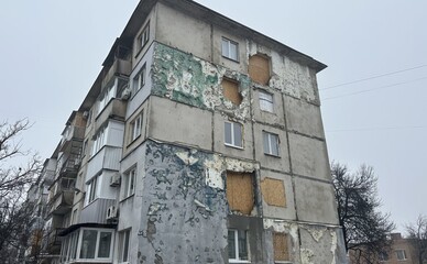 В Полтаве не нашлось желающих участвовать в тендере по восстановлению дома после ракетного удара